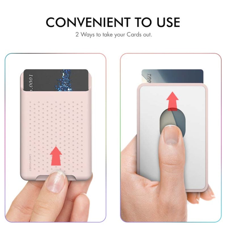 For IPhone 12 / 13 / 14 Series AhaStyle PT133 Mobile Phone Magnetic Silicone Card Case, Magnetic Matte, Magnetic Frosted